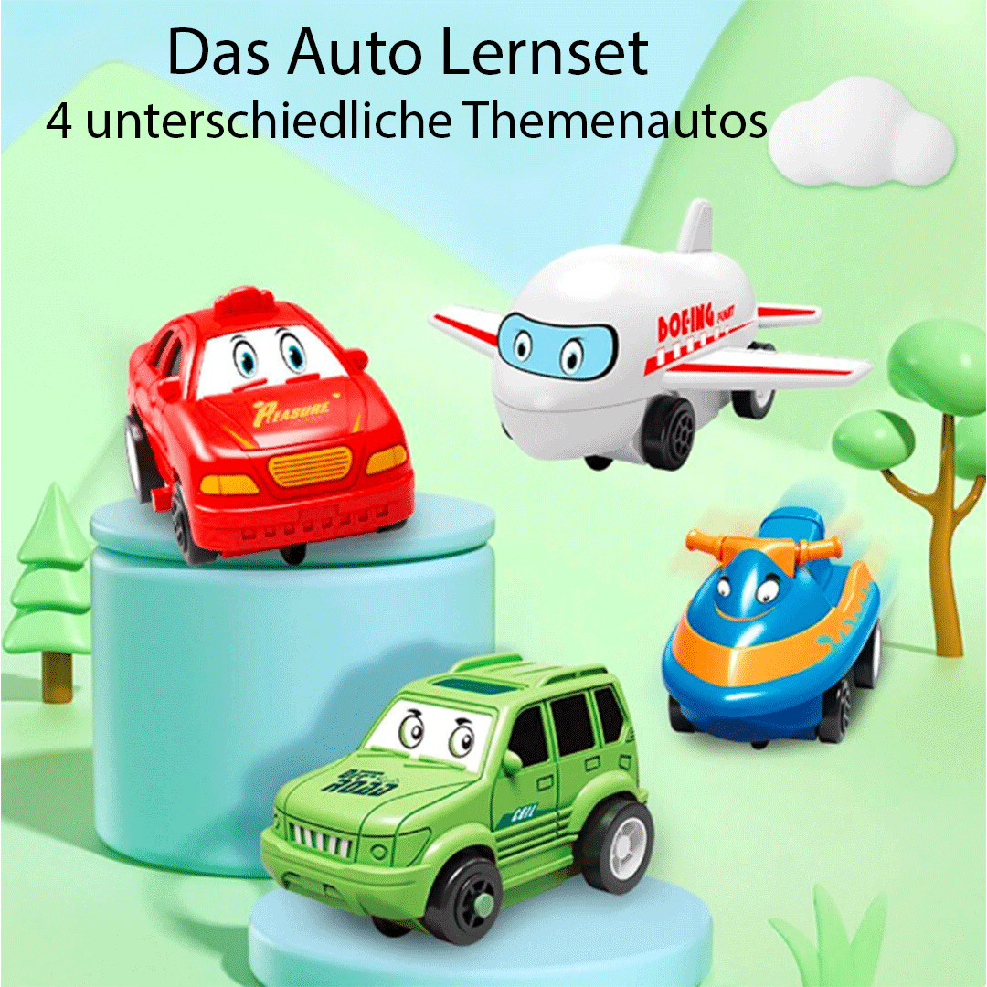 Lern, Puzzle, Schienenauto
